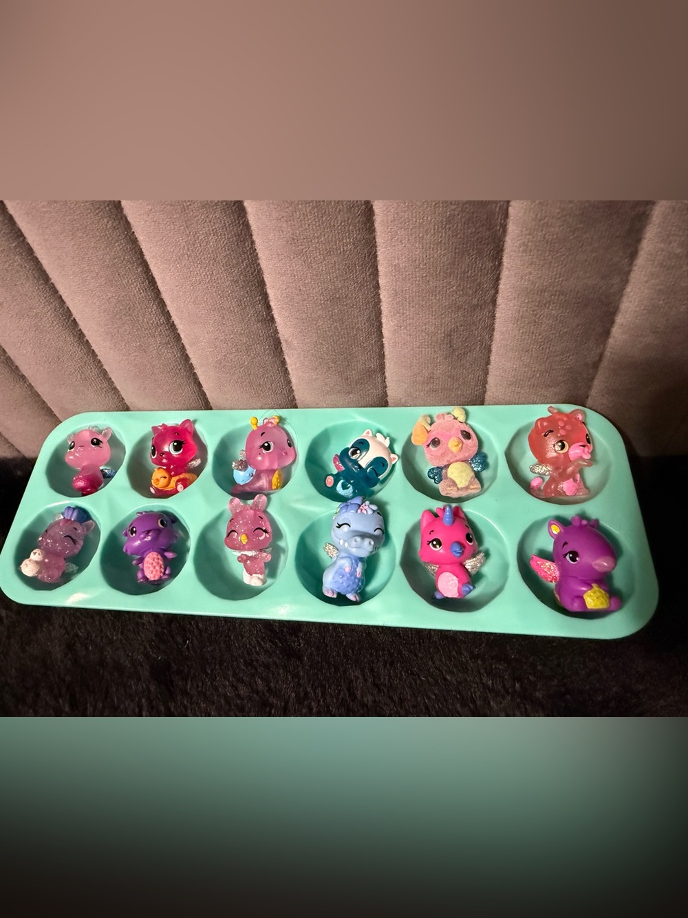 Hatchimals CollEGGtibles Mini Figure Lot of 12 with Display Tray Spin Master